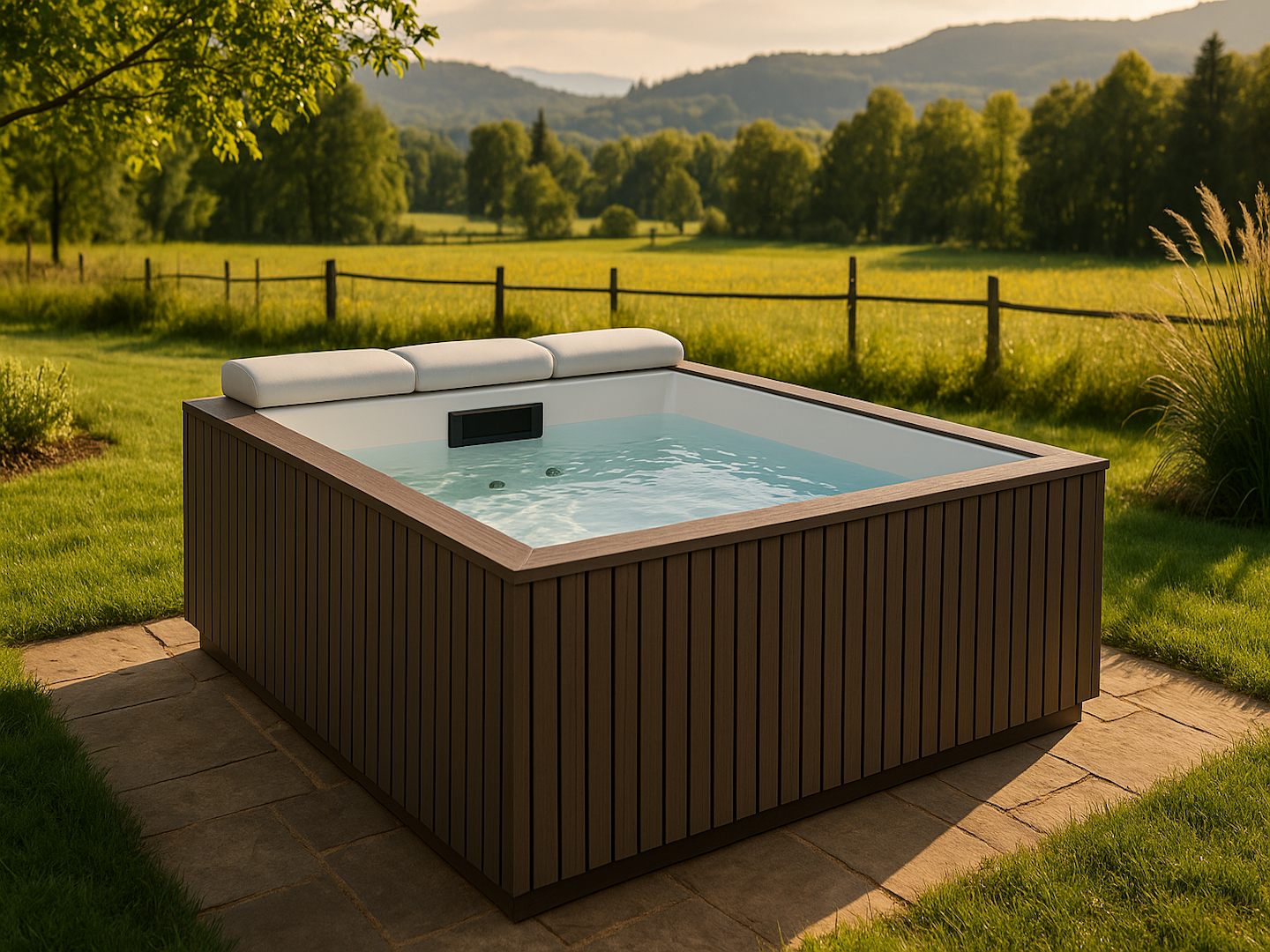 Whirlpool Mirage Terrassenaufstellung