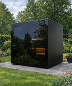 Panorama Sauna Two groß im Garten